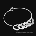 Shangjie OEM PEACHIE PEACH COEUR NOM LETTRIERGE TITANIUM BRACELET SEMBRE FEMMES DE HAUTE QUALITÉ BRACELET